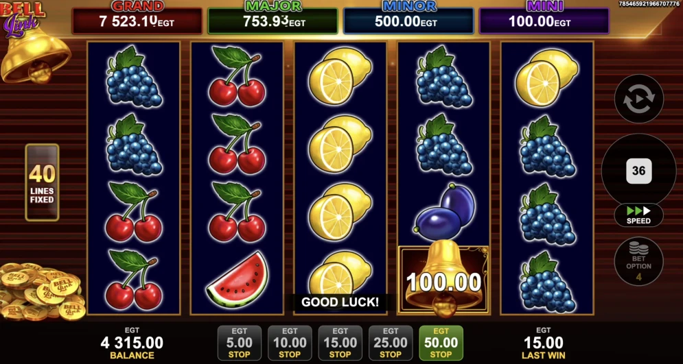 40 Super Hot Bell Link Slot